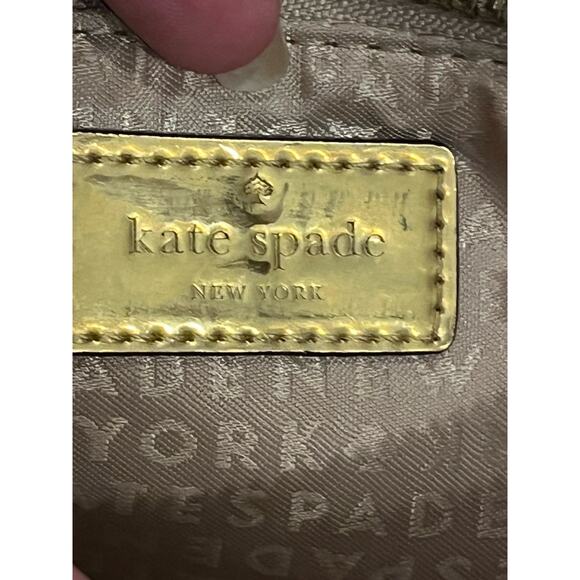 Kate Spade Metro Spade Jemima Wristlet Clutch Purse Bag 8.5 X 4.5” Gold - Picture 5 of 5